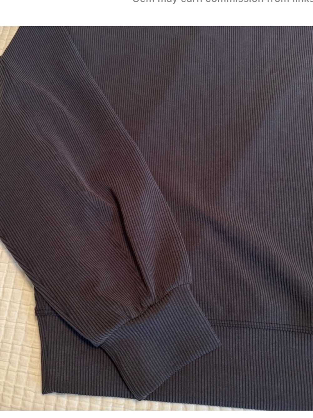Lululemon Ribbed Softstreme Perfectly Oversized Cropped Crew